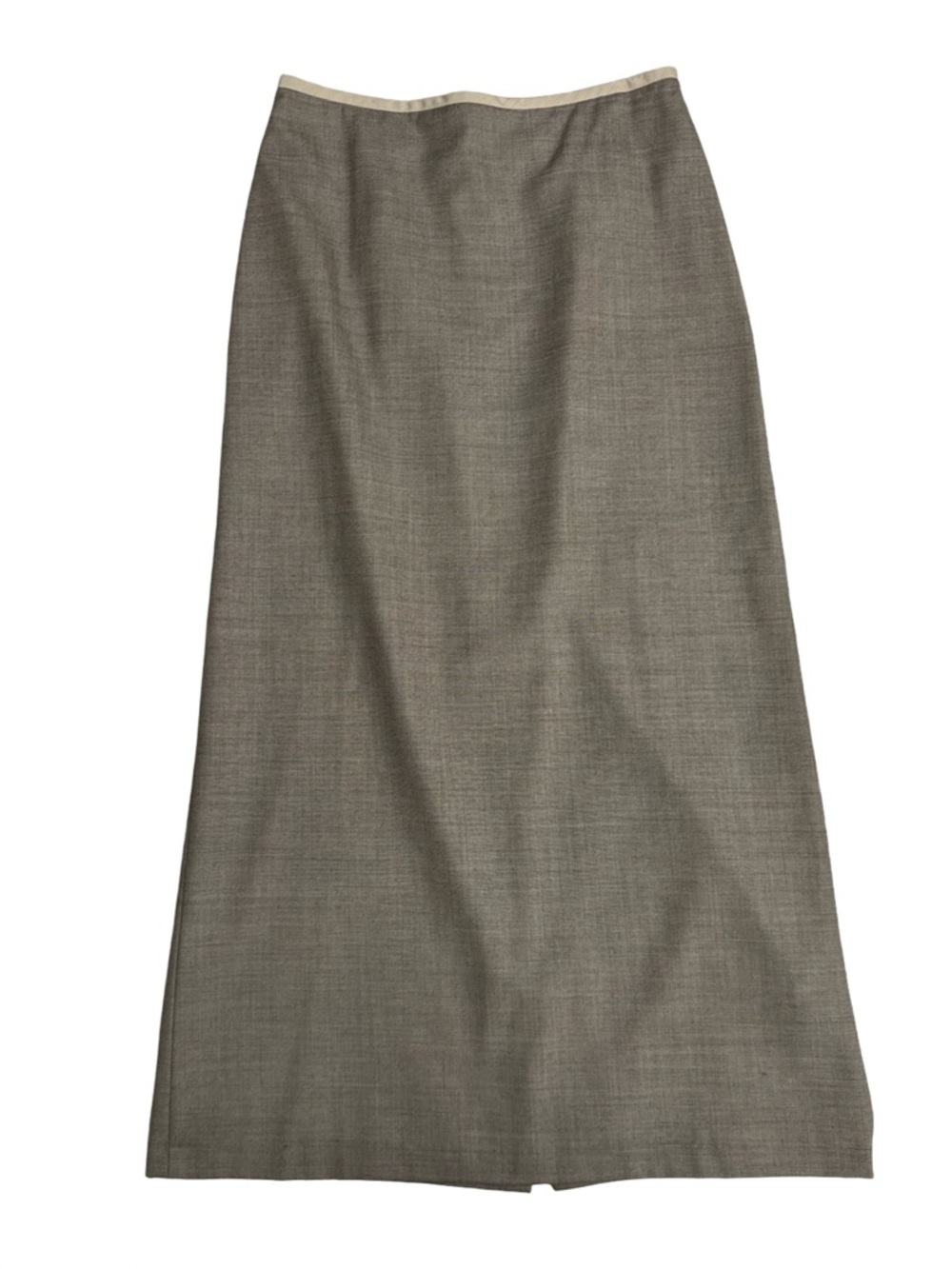 Vintage 90s J. Crew Long Wool Skirt RARE Tailored Lined Quiet Luxury Old Money - Picture 5 of 13